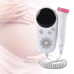 Duqi Vanntett Mini Håndholdt Oppladbar Baby Bærbar Doppler Fetal Heart Rate Monitor For Homecare Best Gift