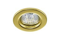 Inspired Lighting Hudson GU10 Fast forsænket downlight guld (pære ikke inkluderet)