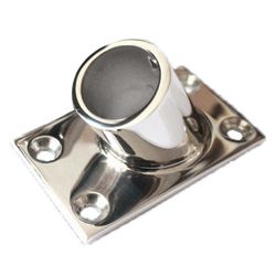 60 Dregree Square Tube Piedestal Flat Bottom Yacht Ship 22 Mm