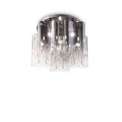 Ideal Lux Lighting Ideel Lux Compo - 6 Light Loft Light Smokey, E27