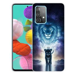 König Taske Mobiltelefonbeskytter til Samsung Galaxy A52 4G 5G A52s Cover Cover Case Transparent