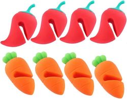 8pakkaus kattilan kannen nostin silikoninen roiskesuojattu kannen nostin roisketiivis höyrynpoistopannu kattilan kannen nostin keittiötyökalun kori...