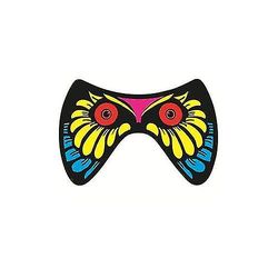 Ullu Print Led lysende blinkende ansigtsmaske