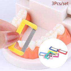 3x Dental Orthodontic Interproximal Emalje Polering Tann emalje Reducted Oral