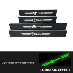 Auto Door Sill Protector Anti-scratch Door Sill Protector For Automotive Tool Tilbehør TOYOTA 4pcs