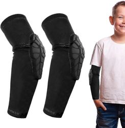 Barn / ungdom Sport Honeycomb Compression Knebeskytter Albuebeskyttere Vakter Beskyttelsesutstyr For Basketball, Baseball, Fotball, Volleyball, Bry...