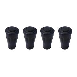 4pcs Utendørs Trekking Pole Tilbehør Gummi Fotdeksel Stang Tips Beskyttere Gummi Stol Ben Caps H