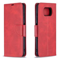 Gangxun Læderetui til Xiaomi Poco X3 Nfc Rød