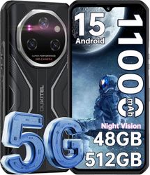 OUKITEL WP55 Pro Kestävä Älypuhelin 48G+512G Musta