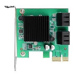 Sata Expansion Card Sata3.0 Adapter Pcie til 4 porte Sata3.0 Udvidelseskort