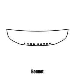 Window-Tint Klar beskyttelse Film for Land Rover Freelander 2 - 2007 og nyere - Bonnet beskyttelse film Klar Gloss PPF