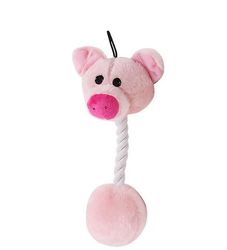 Handuo Hund Plys Vokal Legetøj, Hvalp Uddannelse Hund Molar Legetøj Pink