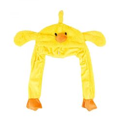 Mikasa Ducky Ear Moving Jumping Hat Funny Plys Cosplay Julefrokost Holiday Hat
