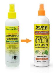 Jamaican Mango & Lime Jamaikalainen mango & Lime ei enää kutina Gro spray Mentholated 8oz 237ml