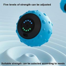 Tärinät Hierontapallo Sähköinen Fasciapallo Lihasten Rentoutus Hierontalaite Liikunta Jooga Urheilu Hieronta