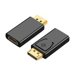 Liltop Sort displayport dp til Hdmi-adapterkonverteringsprogram