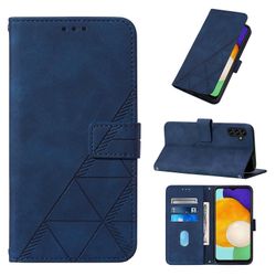 Gangxun Kompatibel med Samsung Galaxy A13 4g etui læder folio cover tegnebog magnetisk premium Tui Coque blå