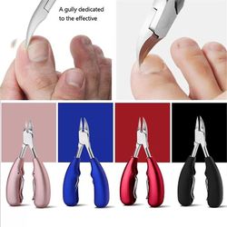 Toe Nail Clippers Inngrodde tånegl Podiatry Korreksjon Nippers Cuticle Cutters Cut Paronychia pedikyr