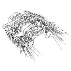 50kpl ruostumattomasta teräksestä valmistettu kasvihuone w pidikkeet jousilanka lasitus lasikehyksen kiinnityspuristin Hopea