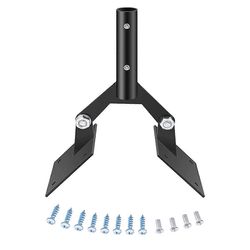 Tuuliviirikiinnike Puutarhan tuuliviirikiinnike laitteistolla säädettävä puutarhatuuliviiri kattoteline Musta