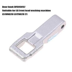 Vaihtopesukoneen luukun lukkokytkin ja koukku, joka on yhteensopiva LG Front Load Washerin, DFS03857 kanssa Hopea
