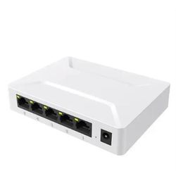 Verkkokytkin 5 portti 100 / 1000Mbps Gigabit Network Ethernet kytkinsovitin Nopea RJ45 Ethernet Switc