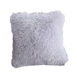 Fluffig kudde-supermjuk och plysch Faux Fur Accent Pillow