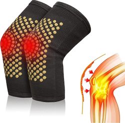 Itsekuumenevat polvisuojat, lämmitetty polvisuoja, terminen polvisuoja, turmaliinilämmitysvyö, lämmitystyyny polvisuoja, kestävät lämpimät polvituk...
