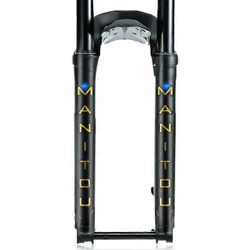 Manitou maastopyörän etuhaarukkatarrat, polkupyörän etuhaarukkatarrat, pyörätarrat kultaa