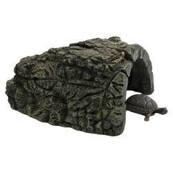 Kalojen piiloluolan akvaariokoristelu kilpikonnille ja matelijoille