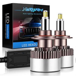H7 Led Canbus 360 6000k Auton ajovalot Polttimo H1 H1 H8 Hb3 9005 Hb4 9006 9012 Hir2 Led Auto Lamppu 12 sivut Csp 25000lm Hi/lähivalot