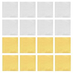 200 arkkia kiiltävää origamipaperia helmipinnoitepaperi neliön muotoinen origamipaperi käsintehty käsityö Hopea kultainen 10X10X0.1CM