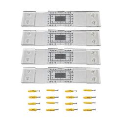 Paksuusmittari 4 kpl halkeamien valvontarekisteri, vakiomerkkivalo halkeamien valvontaan vakio- ja kulmamerkkivaloille Valokuvan väri