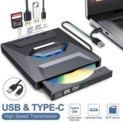 7in1 ulkoinen USB 3.0 DVD CD RW Writer Drive Burner Reader Player kannettavalle tietokoneelle SZRH A-C