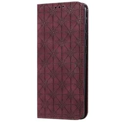Gangxun Kompatibel med Samsung Galaxy A71 5g taske læder magnetisk flip folio cover tegnebog rød