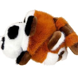 Käännettävä Panda Pehmolelu Muunneltava Punainen Panda Pehmo Täytetty eläinnukke Tyyny Kotitoimisto Makuuhuoneen sisustus Lapset Aikuiset Joulu Syn...