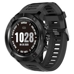 Zeus Smart Watch Mænd Kvinder Full Touch Blodtryk Sport Smartwatch Fitness Tracker Pulsmåler til Android IOS Sølv