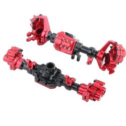 Malli auton lisävaruste metalliset etuportaalin taka-akselit Traxxas TRX-4 1/10 mittakaavan RC-telaketjulle