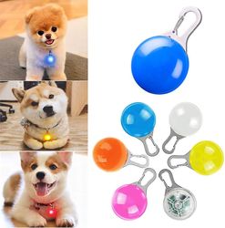 6 Kpl Clip-on Koiran kissan kaulusvalot, Led Pet Collar Charm Valot Värikkäät Turvavalot