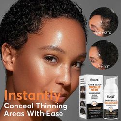 Vedenpitävä peitevoide miehille, Root Coverage Fuller Cream, Hair & Scalp Concealer Cream, Hienkestävä Hairline Strengt