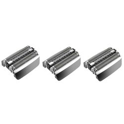 3X 83M-sarjan 8 sähköparranajokoneen vaihtopää, teräverkko ja leikkurikasetti 8370Cc, 8340S, 8350S hopea