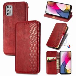 Gangxun Case til Motorola Moto G Stylus 2021 Flip Cover Wallet Flip Cover Wallet Magnetic Protective Handytasche Case Etui - Red