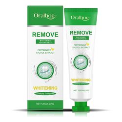 Ksylitolihammastahna, hampaiden valkaisuhammastahna, fluoriton hammastahna aikuisille ja lapsille, tahranpoisto ja raikas hengitys 1pc