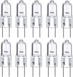 10kpl G6.35 halogeenilamput 2-nastaiset 12v 35w, lämmin valkoinen 2700k, kattokruunuille, kiskovaloille, maisemavaloille, pöytävalaisimille d202417...