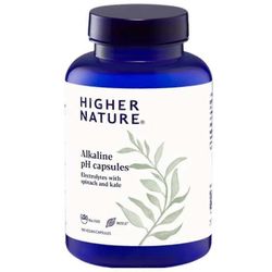 Higher Nature emäksinen pH kapselit 180 (ACC180)