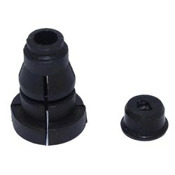 Yleiskäyttöinen jarru- ja kytkinsylinterin putkiliittimen pidike | Korvaa 1K0798741 Musta