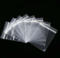 100stk Små klare vakuumposer Plastposer Baggy Grip Selvforseglelse Gensælbar lynlås til køkkenmad Mini Værktøjsdele Opbevaring