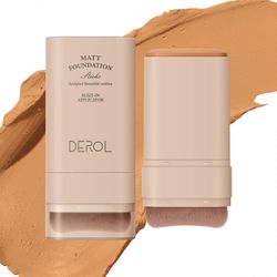 Unbrand Foundation Stick, monikäyttöinen meikkipuikkomeikki sisäänrakennetulla meikkivoidesiveltimellä, Velvet High Coverage Cream Foundation Longw...