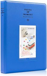 128 Lommer Mini Fotoalbum til Fujifilm Instax Mini 7s 8 8+ 9 25 26 50s 70 90 Instant Camera & Name Card Sapphire