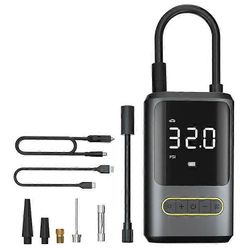ATJ-8466 19MM ilmasylinterirenkaan täyttöilmapumppu Power Bank + savukkeensytyttimen liitännällä Kuten